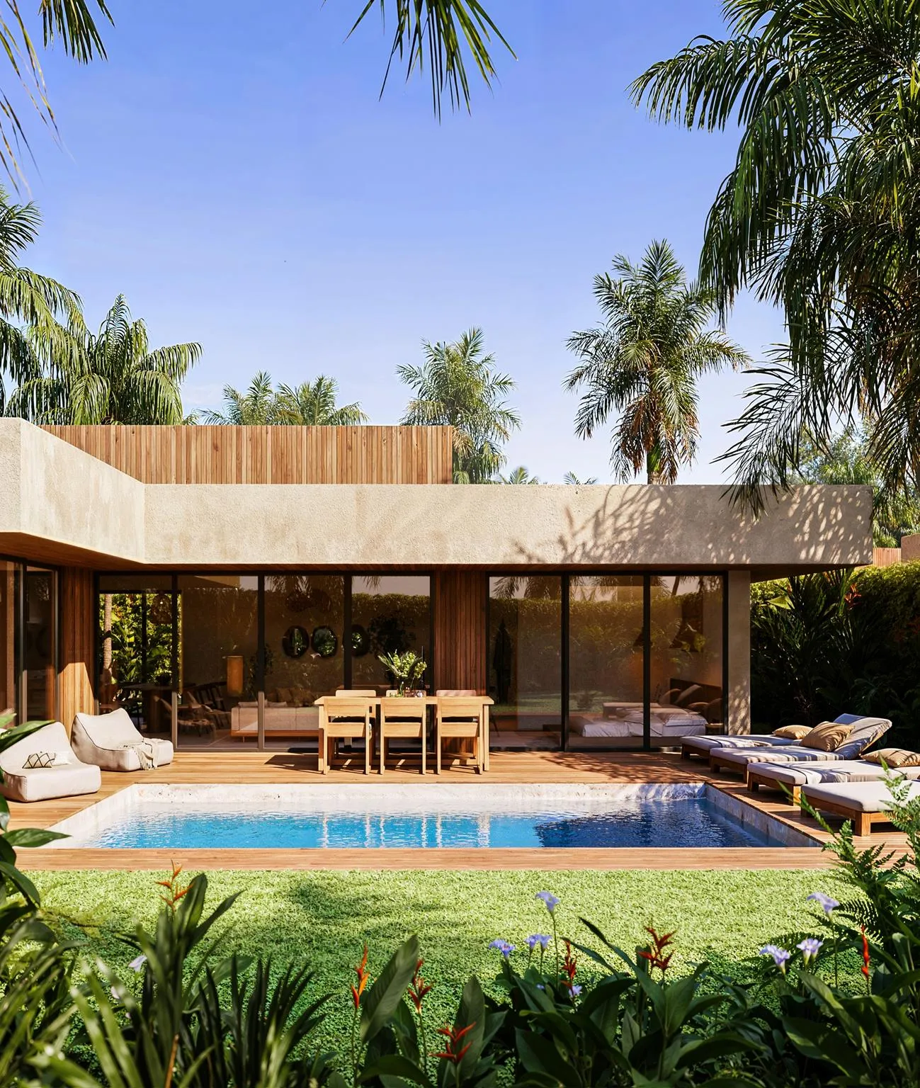 Villa with pool and garden