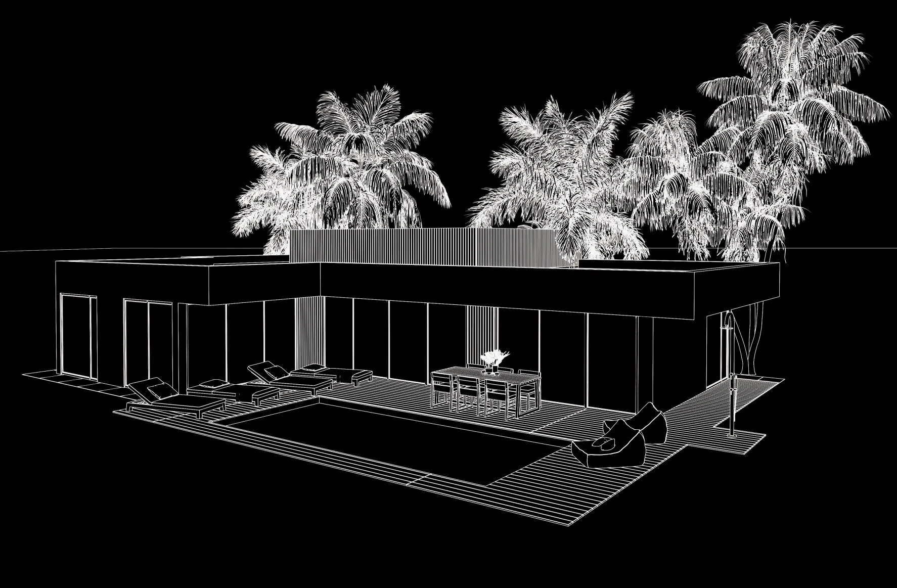 Villa architectural design
